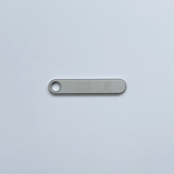 Bracket Sample, Matte Silver
