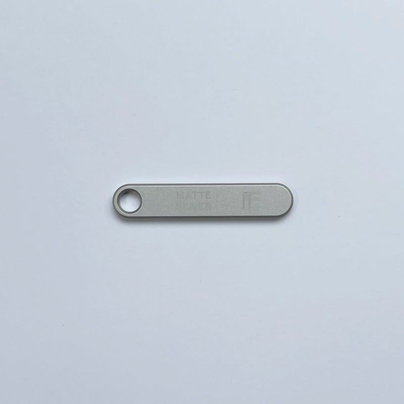Bracket Sample, Matte Silver