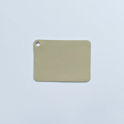 Signature Natural Leather Sample, Ivory