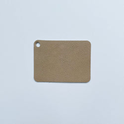 Signature Natural Leather Sample, Sand