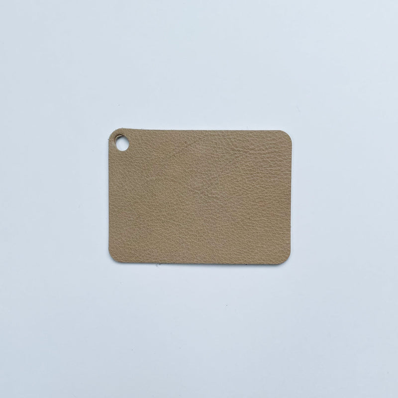 Signature Natural Leather Sample, Sand